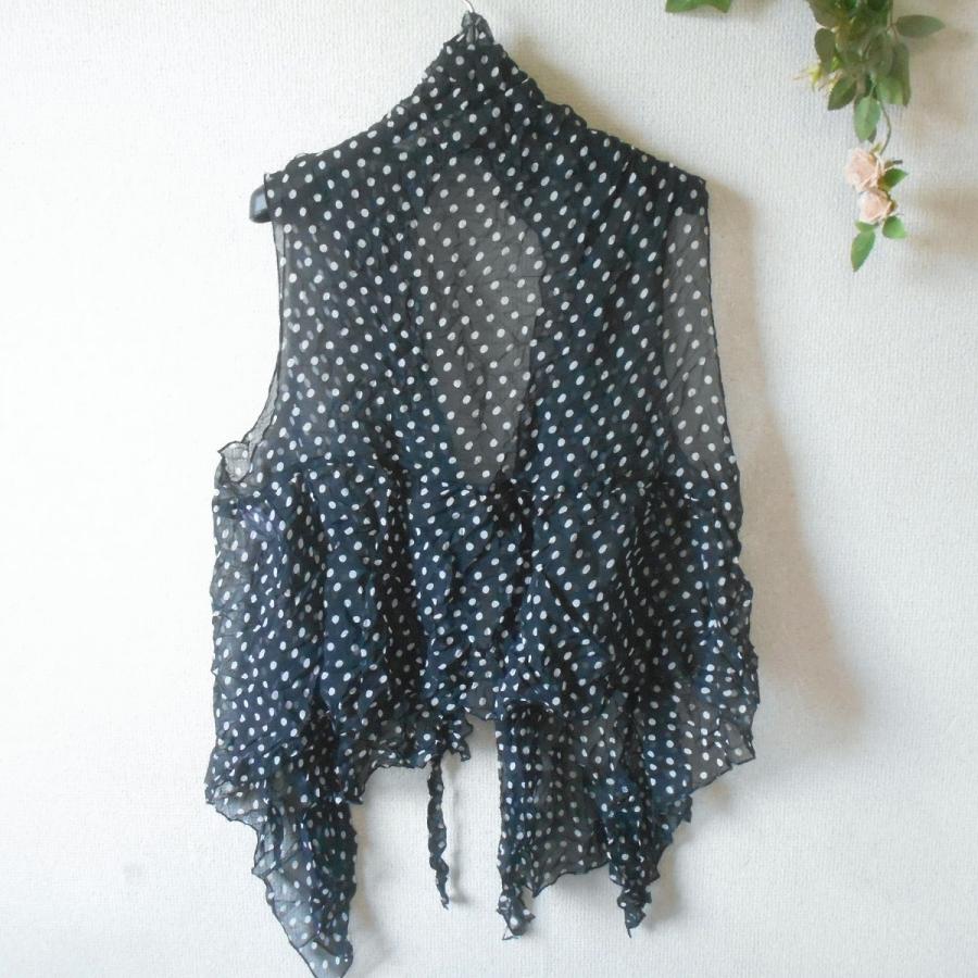 センソユニコ　ジレ snc ジウセンソユニコ 慈雨 Sensounico ベスト ジレ 40 黒