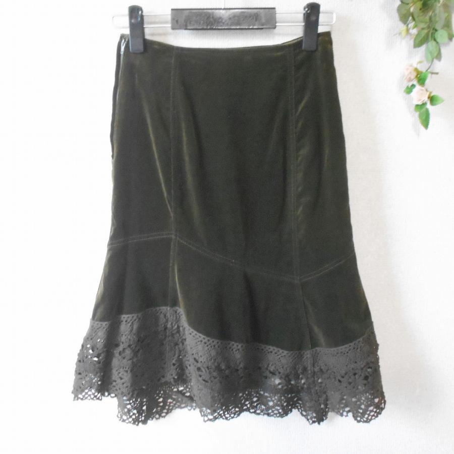 L'EST ROSE（レストローズ） LEST ROSE 変形 スカート M ベルベット