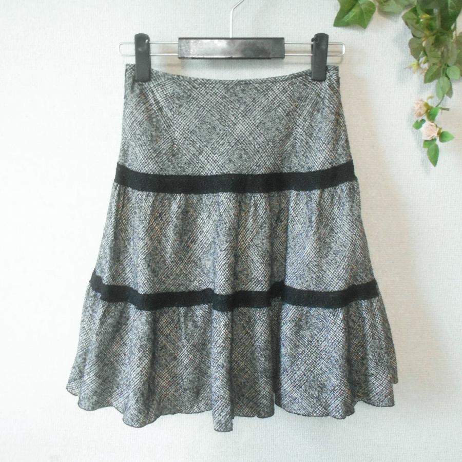 L'EST ROSE（レストローズ） LEST ROSE スカート 2 シルク ブレンド 花