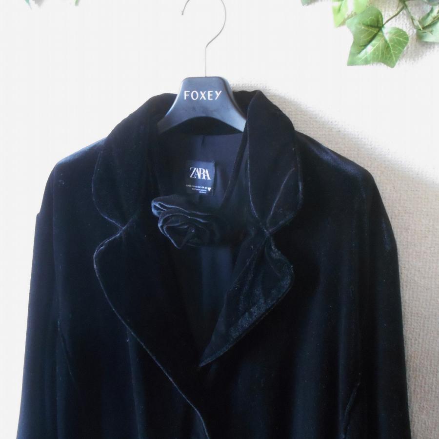 ZARA（ザラ） ジャケット レディース ベロア 秋 冬 チョーカー風