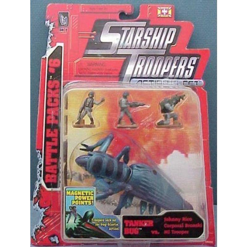 国内外の人気 Starship Troopers Battle Packs #6 Tanker Bug vs Johnny Rico Corporal B ロボット