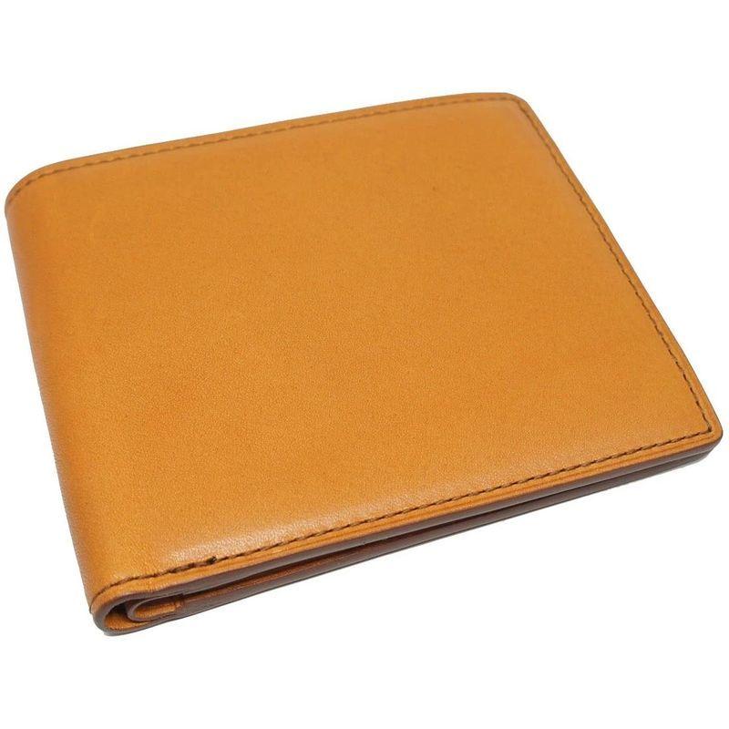 有名人芸能人 キャメル メンズ 財布 二つ折り 栃木レザー ドゥエンデ Duende 財布