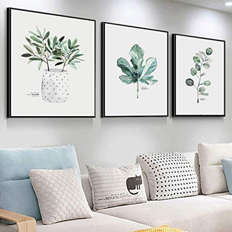 高価値 アートパネル 3枚セット Mirai アート トイレ リビング 寝室 玄関 絵画 風水 緑 花 葉 壁掛け おしゃれ ポスター インテリア オブジェ 置き物 Hassoncaterers Com
