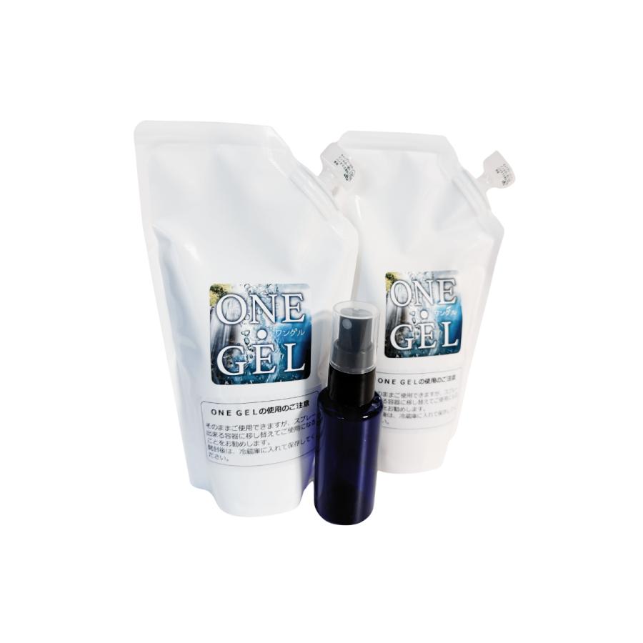 OJIKA Industry ワンゲル ONE GEL 300ml ワンゲル ONE.Gel 300g×2ぷらす60mlスプレー1個のセット オジカ