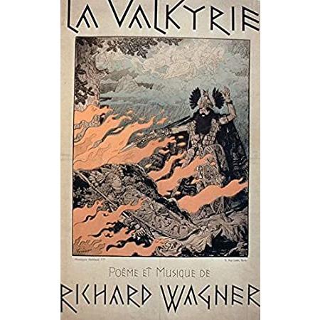 非売品 壁アート印刷entitled Advertisement for ' The Valkyrie '、詩と音楽by the FineアートMasters ポスター