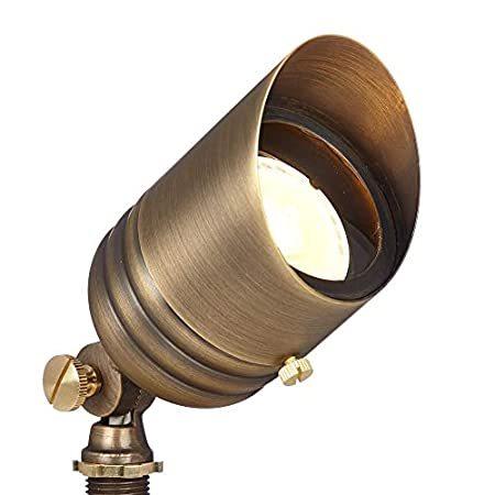 美しい VOLT Fat Bulb LED with (Bronze) Spotlight Outdoor Brass 12V Boy 庭用マリンランプ