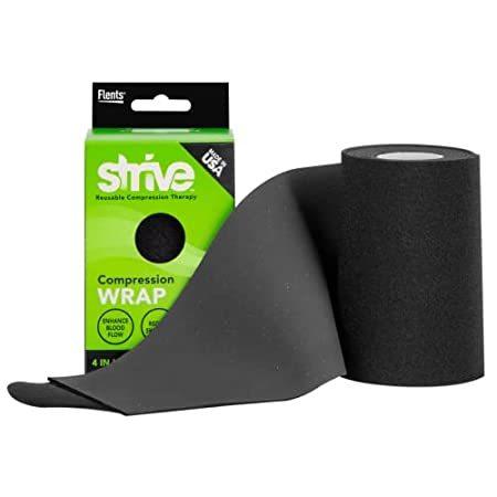 STRIVE Compression Therapy Wrap 4quot; x 高質 60quot; Made USA in the かわいい～ Black