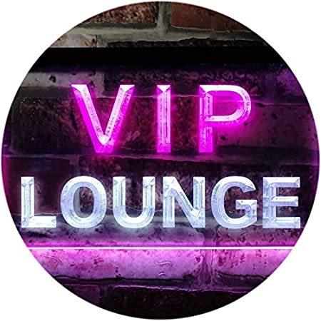 VIP Lounge Bar Beer Club Pub Man Cave Dual Color ＬＥＤ看板 ネオンプレート サイン 標識 白色 +
