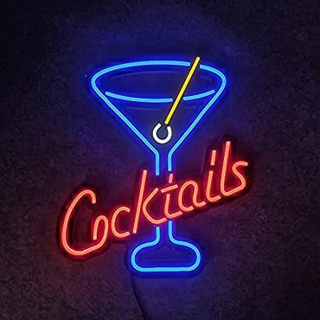 本物 カクテルカップ Diyida 看板 グッズ ライト ビンテージ Led パーティ 誕生日 結婚式 カフェ パブ ホテル オフィス ベッドルーム クラブ ビールバー サイン ネオンライト コレクション 趣味