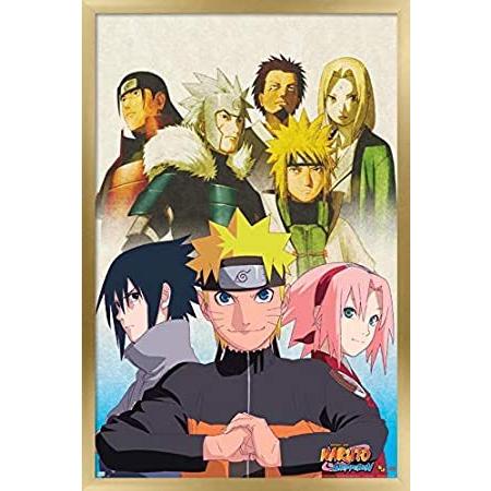 新作からSALEアイテム等お得な商品満載 Art Naruto-Key International Trends Wall Fr Gold in, 34 x in 22.375 Poster, ポスター
