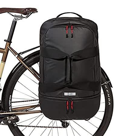 Two 2 Wheel Gear Pannier L Duffel 自転車 Bag 35 L 2 In 1 Bike Commuting And Trav B091wqyf85 ママズマート 宅配買取の