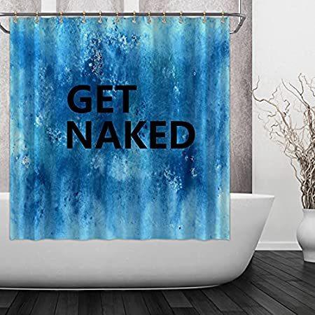 大人の上質  for Curtains Shower Ocean Naked Get Coolim Bathroom Mo Watercolor Long Cute シャワーカーテン