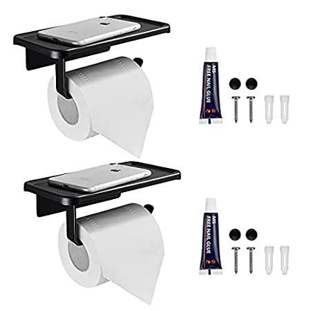 トイレットペーパーホルダー 棚付き トイレットペーパーホルダースタンド 粘着またはネジ壁取り付け トイレットペーパーロールホルダー 棚付き ママズマート 住宅設備 洗面所 バスルーム 洗面所 B097g6nnlqならショッピング ランキングや口コミも豊富なネット通販 更に