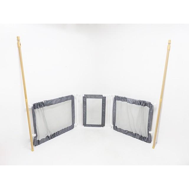 中古 日本育児 スーパーワイドゲート どこでもポールセット付き グレー ママズストア 通販 Yahoo ショッピング