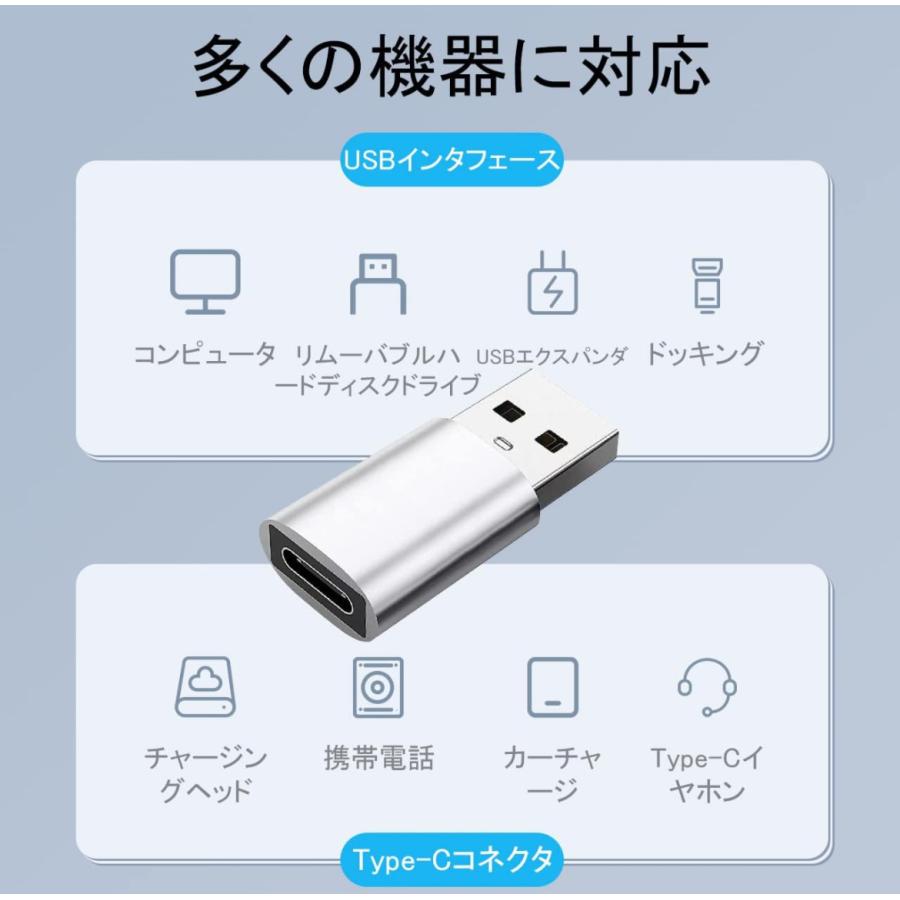 Type-C USB変換アダプター OTG 変換ケーブル タイプc アダプター usb type-c変換コネクタ USB3.0 急速充電 マイクロUSB アダプタ 5Gbps データ転送 小型 軽量 |  | 09