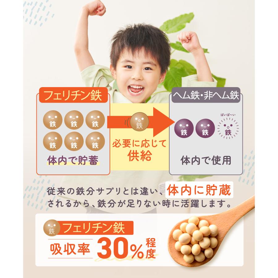 ママセレクト ここすく鉄分【まとめ割2袋セット】フェリチン鉄 サプリ