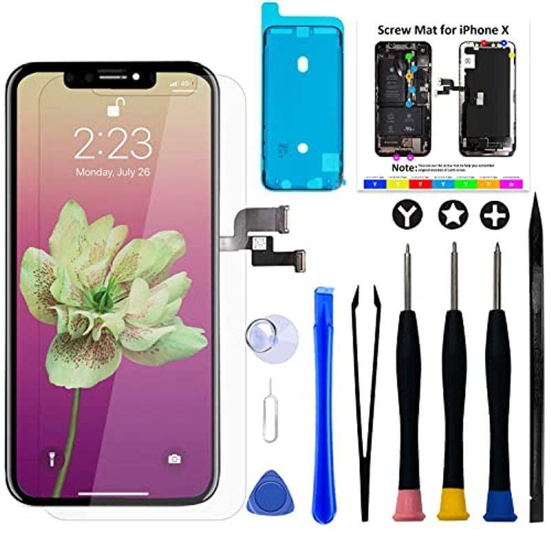 Brinonac Iphone X Oled液晶パネル交換キットlcd液晶パネルではなく 内容品フレーム付き5 8インチ3dタッチ付き液晶パ 最大75 オフ