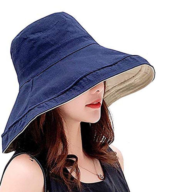 UVカット 帽子 ハット レディース 日よけ帽子 紫外線対策 2way 両面使える加える 熱中症予防 折りたたみ つば広 軽量 婦人用 旅行