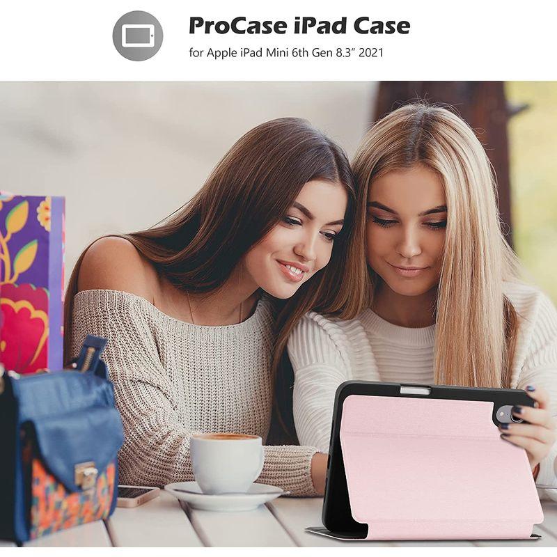 ProCase iPad Mini6 ケース 2021、ペンホルダー付き 耐衝撃保護カバー スタンド機能、適用機種:8.3インチ iPad :20221005192423-01127:ママストア 通販 ProCase iPad Mini6 ケース ペンホルダー付き 耐衝撃保護ケース