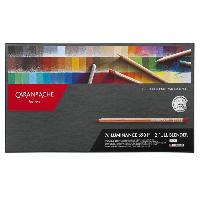 カランダッシュ ルミナンス 色鉛筆 紙箱 76色セット CdA 6901-776 日本 