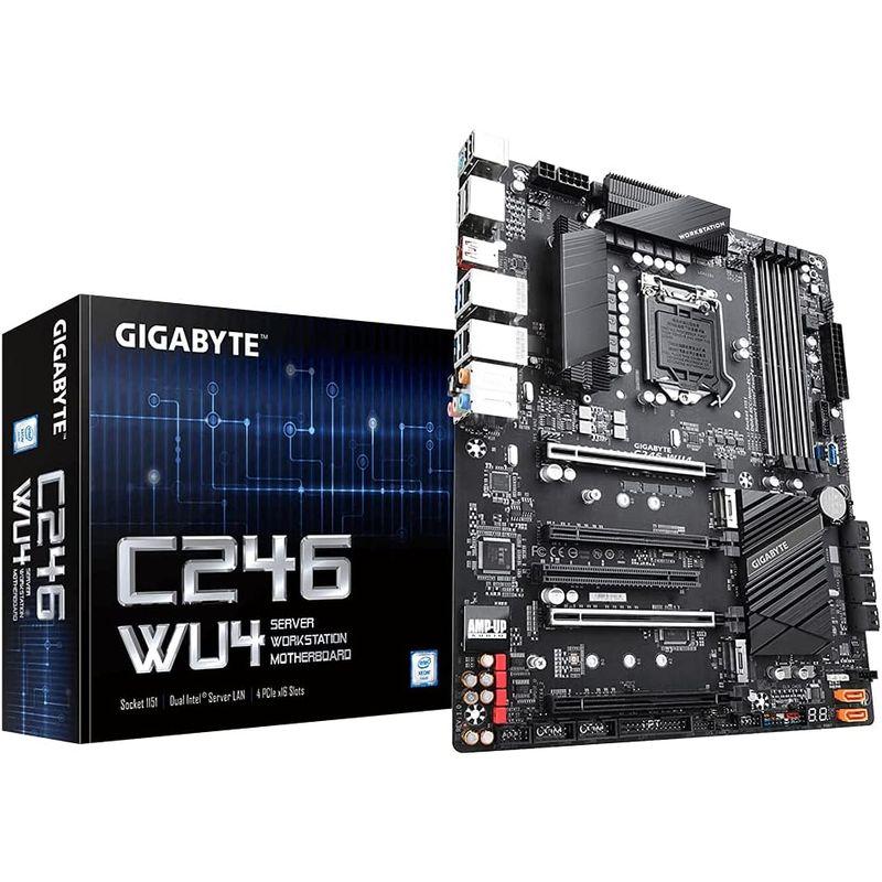 GIGABYTE C246-WU4 (Intel/C246 Expressチップセット/ATX/DDR4/デュアルインテルサーバーGbE L