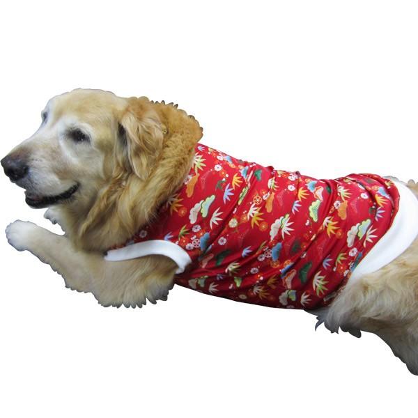 犬服　ドッグウェア　犬のタンクトップ　Lサイズ（中型犬）　DOGタンクトップ オリジナルプリント　寿　メール便で送料無料（代引き不可）｜mamav