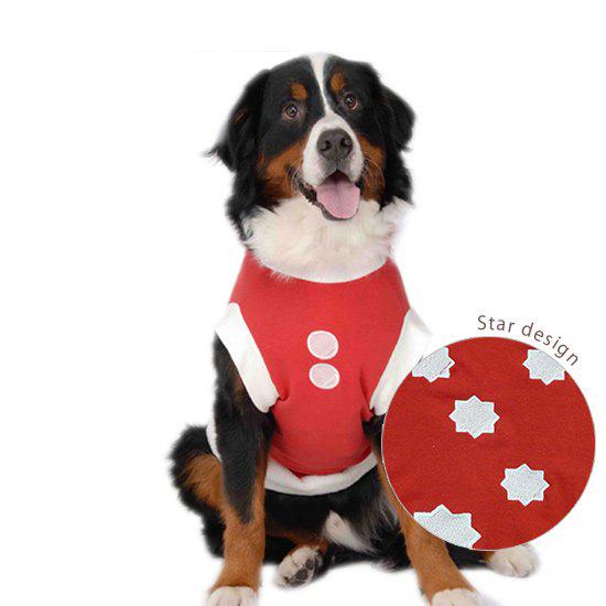 犬服　ドッグウェア　サンタ　クリスマス　3.5Lサイズ（超大型犬）DOGタンクトップ クリスマスサンタ服！レターパックで送料無料（代引き不可）