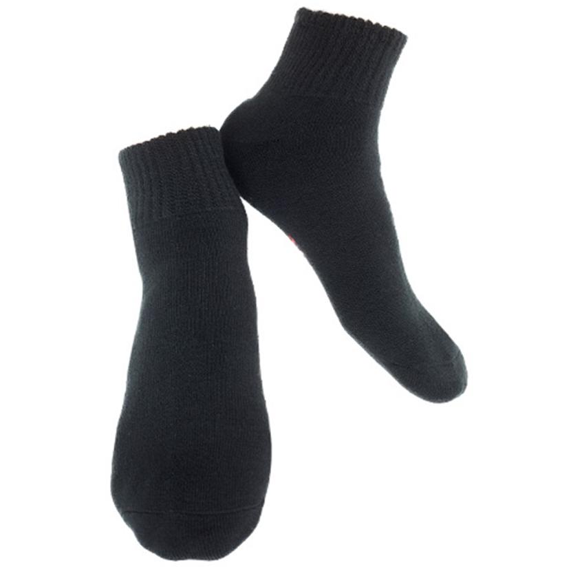ホカロン 履く 靴下 裏起毛ソックス Lサイズ 25-27cm ブラック 1袋