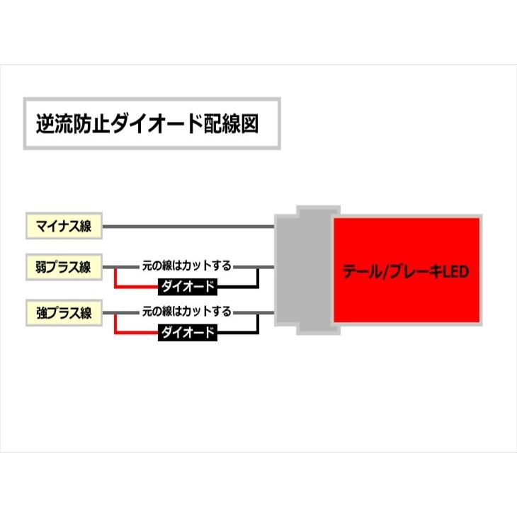 逆流防止ダイオード 配線付き 整流ダイオード1A｜mameden｜02