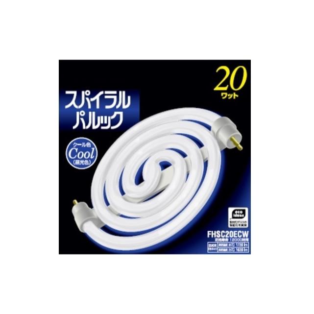 ナショナル FHD4227 27W スパイラル蛍光灯 5個セット National(ナショナル) 蛍光灯 スパイラルパルック 20W クール色(昼光色