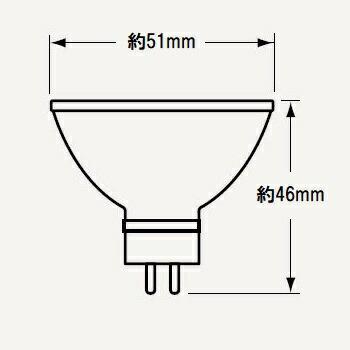 OSRAM(オスラム) デコスター JR型ハロゲン電球 MR16(Φ50) 12V35W 広角 GU5.3(GX5.3)口金【4個セット】 ※返品交換不可※ |  | 01