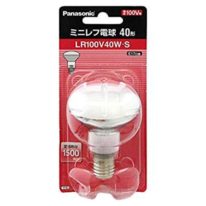 パナソニック ミニレフ電球 LR100V40W-S 40W E17 20個セット Panasonic(パナソニック) ミニレフ電球 LR100V40W・S E17口金