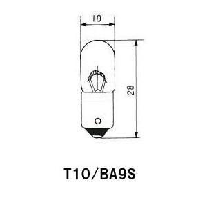 割引売上 パイロットランプ T10 BA9S 24V 0.11A 100個セット【返品交換不可】スワンベース S-9-1口金 パネル球 自動車部品 小型 白熱灯 豆電球 確認表示灯