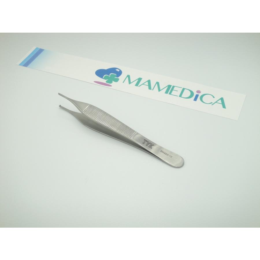 アドソンピンセット：アドソンセッシ 有鈎 12.0cm : MAMEDiCA