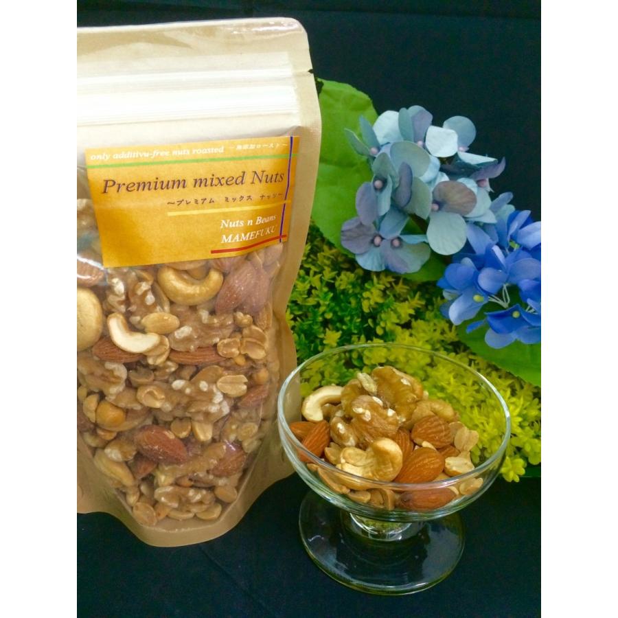 プレミアム ミックスナッツ 素煎り 送料無料(北海道・東北地方・沖縄県