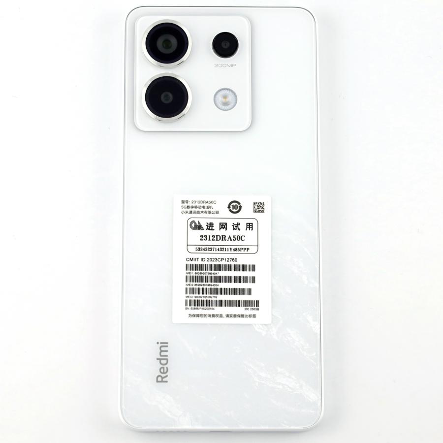 未使用 Redmi Note 13 Pro 8/256GB White 中国版Rom焼品【90日保証  