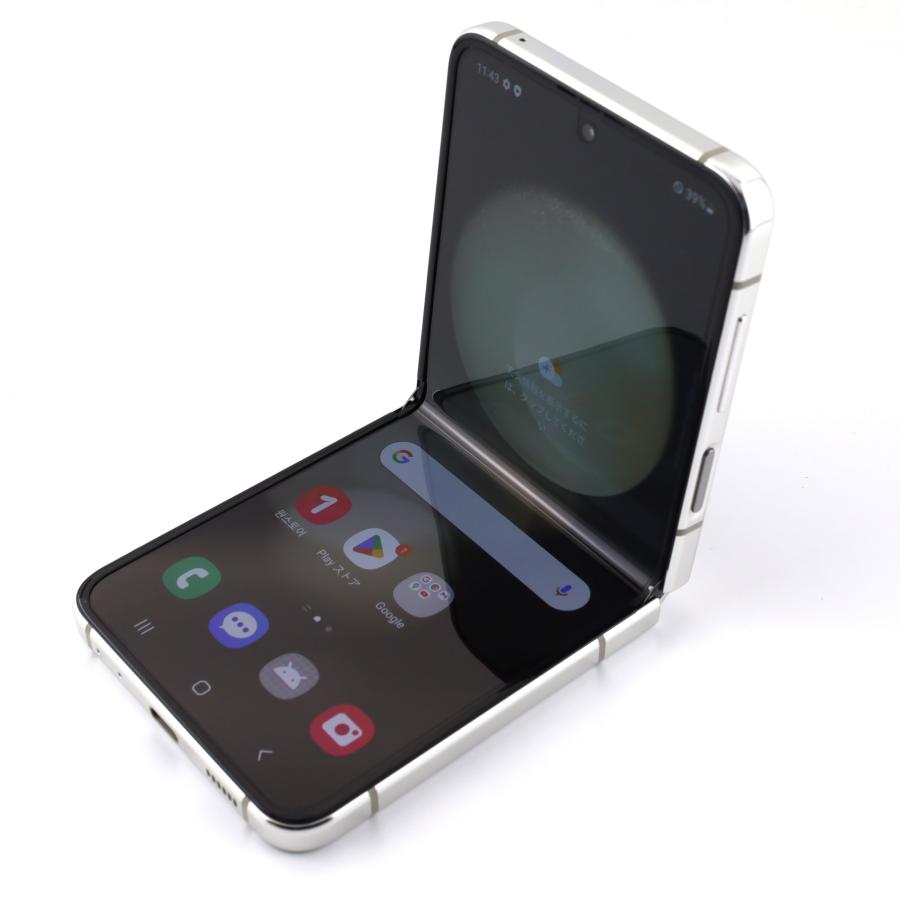 C++ランク Galaxy Z Flip5 8/512GB Cream SM-F731N 韓国キャリア版【30