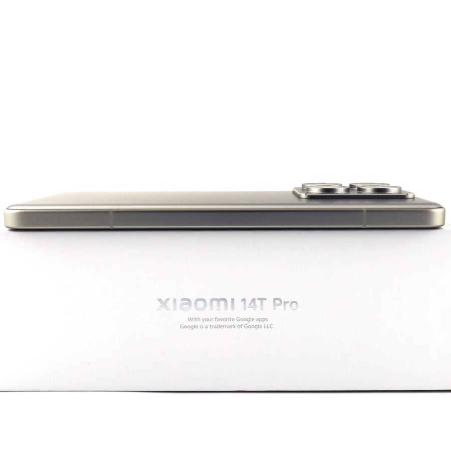 B+ランクXiaomi 14T Pro 12/256GB TitanGray 2407FPN8ER 国内版【90日 