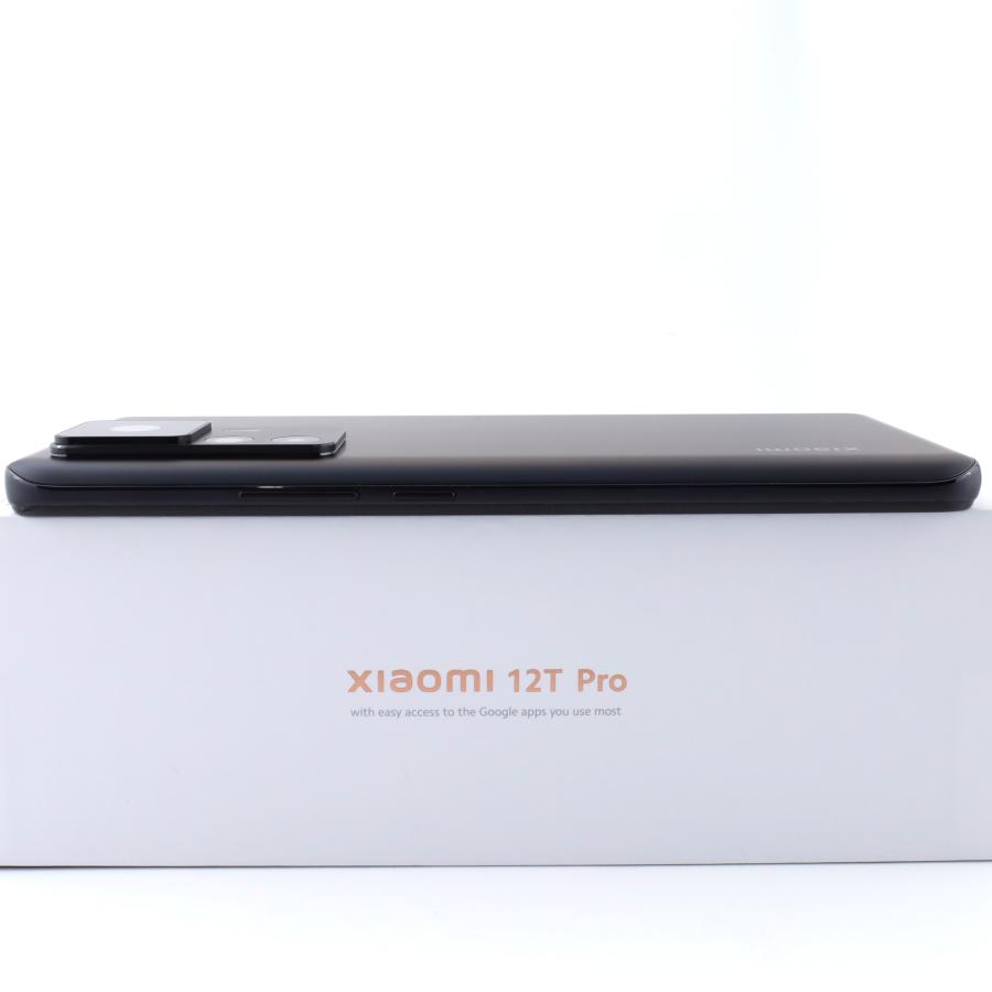 B+ランク Xiaomi 12T Pro 8/256GB Black A201XM ソフトバンク版