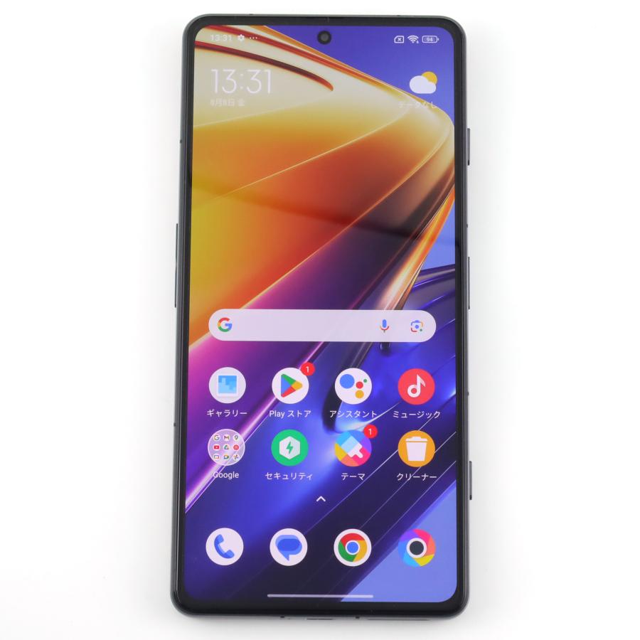 B+ランク POCO F4 GT 12/256GB CyberYellow 21121210G 国内Sim