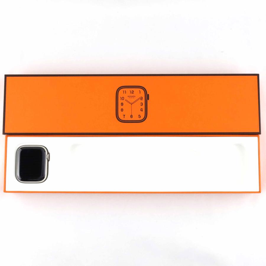 Bランク Apple Watch Hermes Series 9 45mm Silver Stainless A2984 MRQP3J/A 国内版【30日保証】の画像
