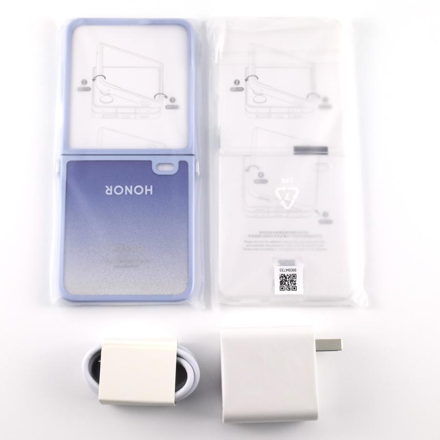 Aランク HONOR Magic V Flip2 高定款 Prof.JimmyChoo 16GB/1TB Blue CLE-AN00 中国版【30日保証】の画像
