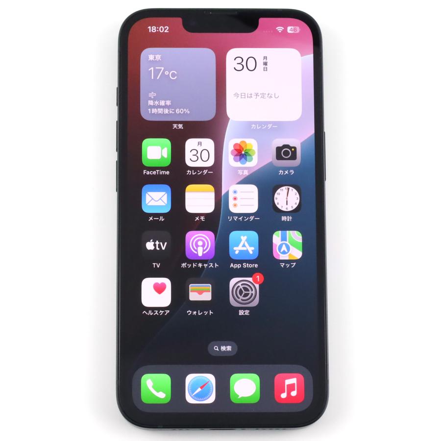 開封未使用 iPhone 16e 512GB Black MD1X4J/A A3409 国内版【90日保証】の画像