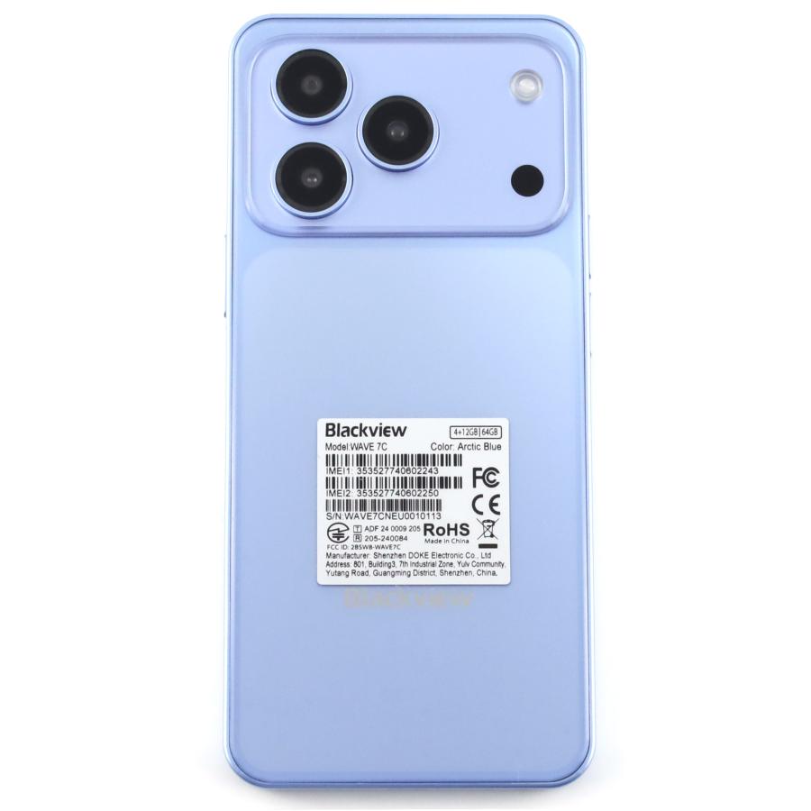 Aランク Blackview WAVE 7C 4/64GB ArcticBlue 技適あり【30日保証