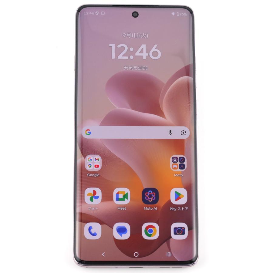 Aランク motorola edge 60 pro 12/256GB カルサイトホワイト XT2507-6
