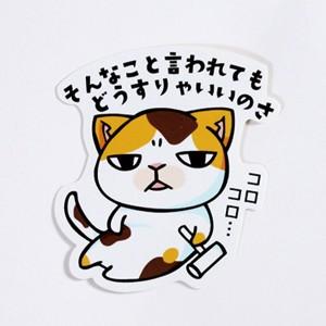 猫ステッカー そんなこと言われてもどうすりゃいいのさ Sticker Sonnnakoto まめまめ工房秘密基地 通販 Yahoo ショッピング