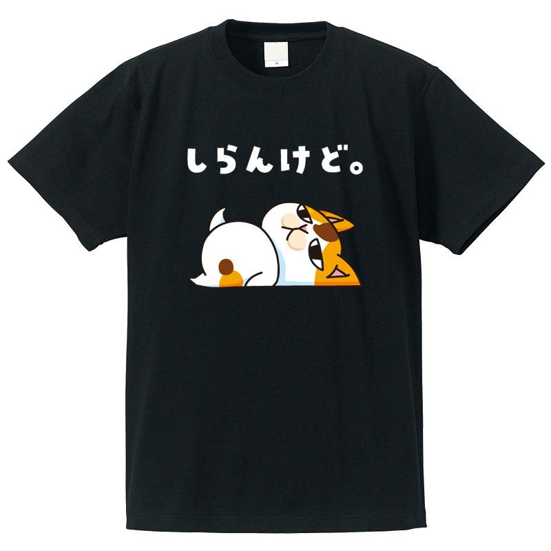 ストレッチTシャツ　しらんけど　男女兼用M〜XL　ブラック | 