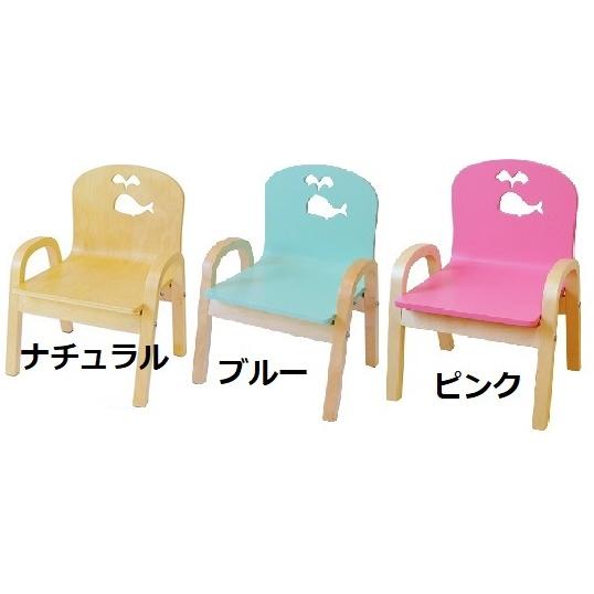 組立済・セット売り」サイズ大き目な子供用木製テーブルクジラ1台と