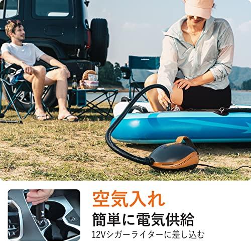 専門店では専門店ではOUTDOORMASTER 電動エアーポンプ 空気入れ 20psi