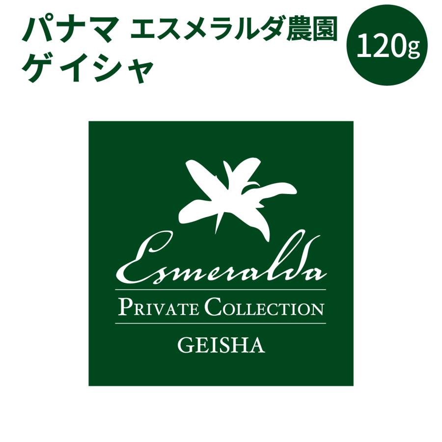 コーヒー豆 パナマ ゲイシャ 100% 120g ラ・エスメラルダ農園 